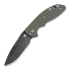 Hinderer XM Slippy Spanto sulankstomas peilis, stonewashed DLC, žalia