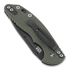 Coltello pieghevole Hinderer XM Slippy Spanto, stonewashed DLC, verde
