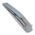 Hog House Knives Model-T Gen2 light blue accents 折り畳みナイフ
