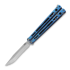 Hom Design Chimera V2 perhosveitsi, Aqua Anodized Ti, CF/Ivory G-10