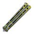Hom Design Chimera V2 perhosveitsi, Aqua/Gold Anodized Ti, Carbon Fiber