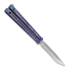 Hom Design Chimera V2 perhosveitsi, Purple/Blue Anodized Ti, Jade G-10/CF