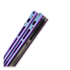 Hom Design Chimera V2 perhosveitsi, Purple/Blue Anodized Ti, Jade G-10/CF