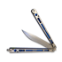 Hom Design Chimera V2 perhosveitsi, Stonewashed Ti/Blue & Yellow G-10