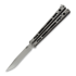 Hom Design Chimera V2 perhosveitsi, Stonewashed Ti/CF/Blue G-10