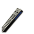 Hom Design Chimera V2 balisong, Stonewashed Ti/CF/Blue G-10