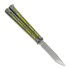 Hom Design Chimera V2 perhosveitsi, Stonewashed Ti/Yellow & Green G-10
