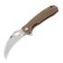 Couteau pliant Honey Badger Claw Large, tan plain