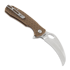 Couteau pliant Honey Badger Claw Large, tan plain