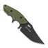 Hydra Knives Alano Black Finish, Green G-10