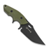 Hydra Knives Alano Black Finish, Green G-10