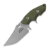 Hydra Knives Alano Sandblasted, Green G-10