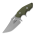 Hydra Knives Alano Sandblasted, Green G-10