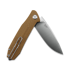 Coltello pieghevole Ironfly Zesty - Satin - G10 w/CF Texture, marrone
