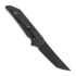 Jake Hoback Knives Radford DLC sulankstomas peilis, Bone Linen Micarta