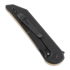 Jake Hoback Knives Radford DLC sulankstomas peilis, Bone Linen Micarta