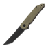Skladací nôž Jake Hoback Knives Radford DLC, Green Micarta