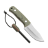 Joker Erizo TS2 Green Canvas Micarta kniv, Kydex + Fire steel