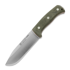 Joker Nomad Kydex bushcraft peilis, Green Canvas Micarta, Firesteel