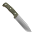 Joker Nomad Kydex bushcraft peilis, Green Canvas Micarta, Firesteel
