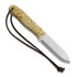 Joker Trampero Scandi puukko, Curly Birch, Firesteel