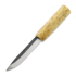 Juha Perttula Village Smith Puukko, curly birch, runes