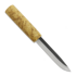 Juha Perttula Village Smith Puukko, premium curly birch, Limited Edition