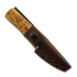 Juha Perttula Whittling Puukko knife with guard, belt loop sheath