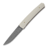 Coltello pieghevole Jukka Hankala Piili Damascus Moose Shinbone