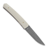 Coltello pieghevole Jukka Hankala Piili Damascus Moose Shinbone