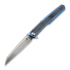 Kansept Knives Arcus Framelock Blue Anodized Ti/Black Micarta kääntöveitsi