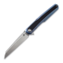 Kansept Knives Arcus Framelock Blue Anodized Ti/Twill CF kääntöveitsi