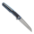 Kansept Knives Arcus Framelock Blue Anodized Ti/Twill CF sulankstomas peilis