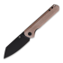 Kansept Knives Bulldozer sulankstomas peilis, canvas micarta