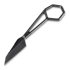 Kansept Knives Hex Black Ti peilis, kabinamas ant kaklo, juoda