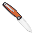 Kansept Knives Mato Black/Orange G-10 foldekniv