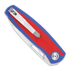 Kansept Knives Mato Blue/Red G-10 sulankstomas peilis