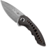 Kansept Knives ODD 21 Damascus Blackwash sulankstomas peilis