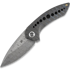 Kansept Knives ODD 21 Damascus Tiger Stripe sulankstomas peilis