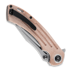 Kansept Knives Pretatout foldekniv, tan micarta, clip point