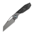 Kansept Knives QTRO Wharncliffe összecsukható kés, CF Shredded