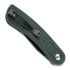 Kansept Knives Reverie Green G10 sulankstomas peilis