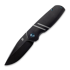 Kansept Knives Turaco Black Stonewashed Titanium sulankstomas peilis