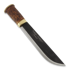 Kauhavan Puukkopaja Double Leuku 210 knife, stained