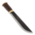 Kauhavan Puukkopaja Leuku knife 210 knife, curly birch, stained