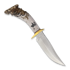 Ken Richardson Knives Bowie Crown Horn Handle 5 in