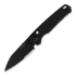 Coltello pieghevole Kershaw Bel Air - PVD - Black, dentatura lama 6105BLKST