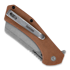 Zav&iacute;rac&iacute; nůž Kershaw Static Brown Micarta D2 3445MCB