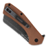 Zav&iacute;rac&iacute; nůž Kershaw Static Brown Micarta D2 3445MCBBW