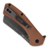 Kershaw Static Brown Micarta D2 sulankstomas peilis 3445MCBBW